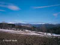 Panorama of the Krkono�e Mountains  * Krkonose Mountains (Giant Mts)