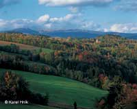 Zwei Kirchen in Klice Benecko * Riesengebirge (Krkonose)