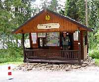 Saisonales Informationszentrum KRNAP U hotelu Dvn Pec pod Snkou * Riesengebirge (Krkonose)
