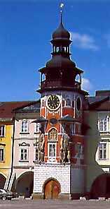 Bild vergrssern: Rathaus * Riesengebirge (Krkonose)