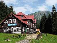 Bild vergrssern: Baude unter dem Brunnenberg * Riesengebirge (Krkonose)