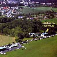 Flughafen - Flugschule Vrchlabi AG Vrchlab * Riesengebirge (Krkonose)