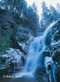 Bild vergrssern: Wasserfall Kamienczyk (Zackelfall) * Riesengebirge (Krkonose)
